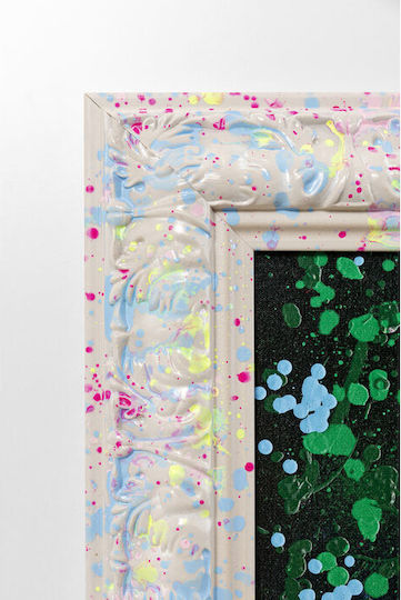 Gerahmtes Bild Floating Flower Market 150x100cm
