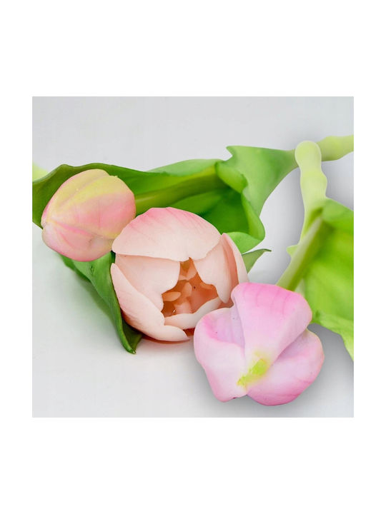 Bouquet of Pink Tulips 31cm Saska Garden