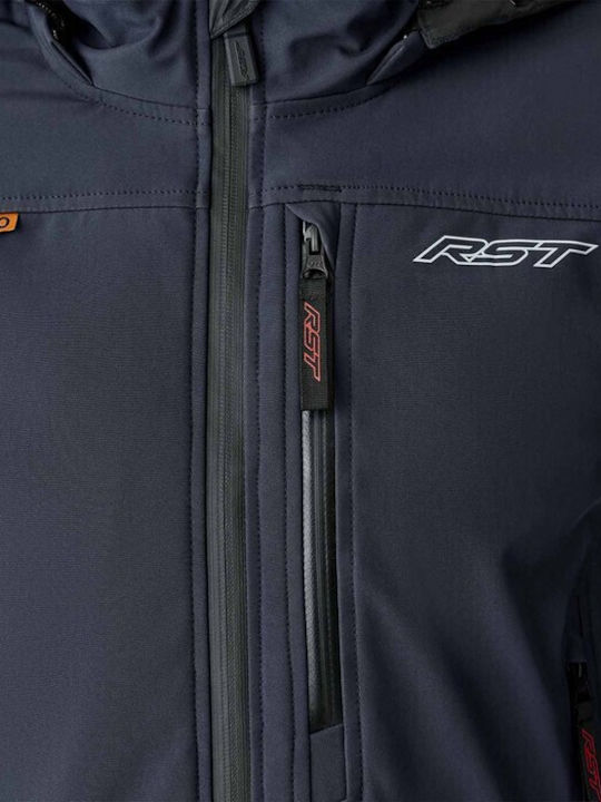 RST Havoc D3O Winter Herren Motorradjacke Wasserdicht Navy