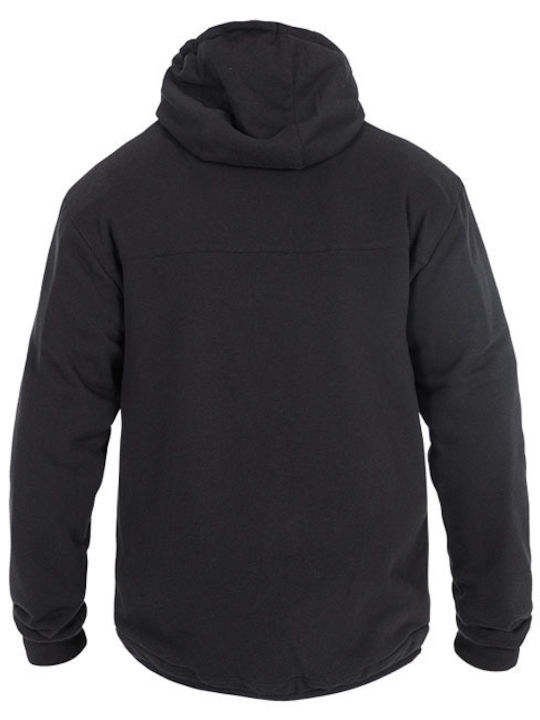 John Doe XTM Hoodie V3 Ανδρικό Μπουφάν Μηχανής Softshell 4 Εποχών Μαύρο
