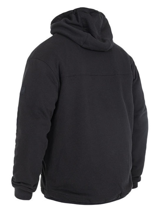 John Doe XTM Hoodie V3 Ανδρικό Μπουφάν Μηχανής Softshell 4 Εποχών Μαύρο
