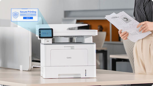 G&G Ασπρόμαυρο Πολυμηχάνημα Laser GM4210DW