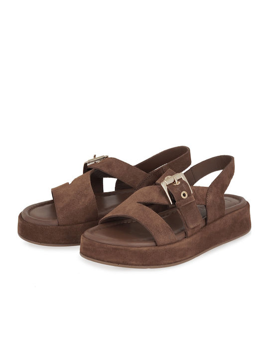 Γυναικεία Σανδάλια Flatforms Ταμπά