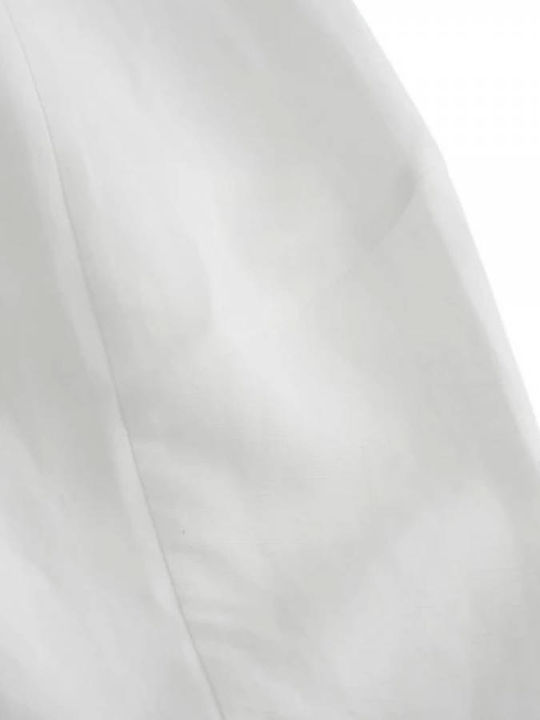 Women's Fabric Trousers White