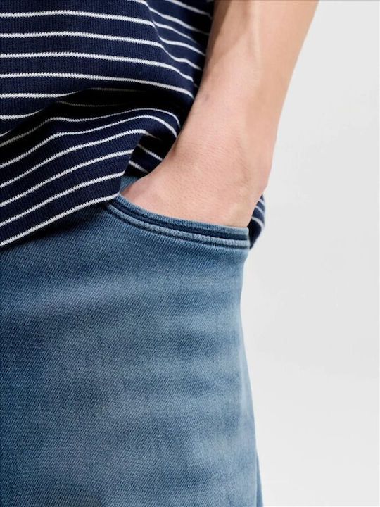 Men's Denim Bermuda Shorts Blue Denim