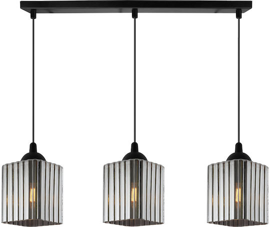 Light Home Κρεμαστό Φωτιστικό Μαύρο με Ντουί E27