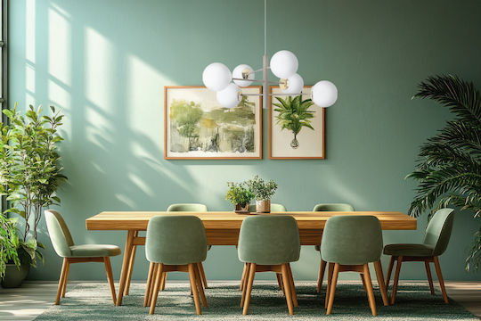 Light Home Κρεμαστό Φωτιστικό Χρυσό με Ντουί E14