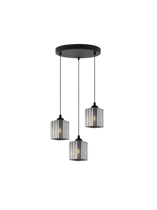 Light Home Висящо Осветително Тяло Черно с Цокъл E27