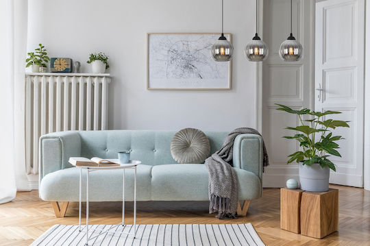Light Home Висящо Осветително Тяло Черно с Цокъл E27