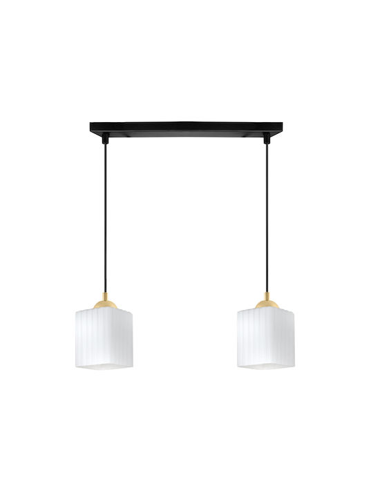 Light Home Candelabru Suspendat Negru cu Soclu E27