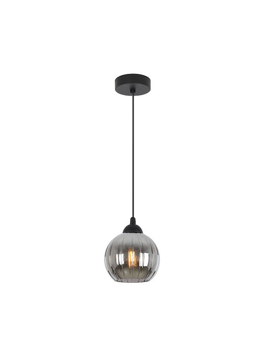 Light Home Deckenleuchte Schwarz mit Lampenbirnensockel E27