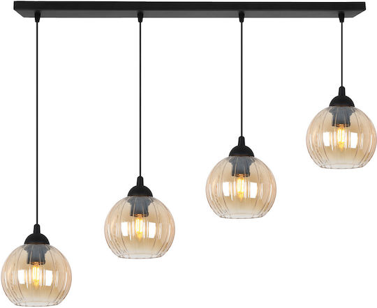 Light Home Pendant Ceiling Light Black with E27 Socket