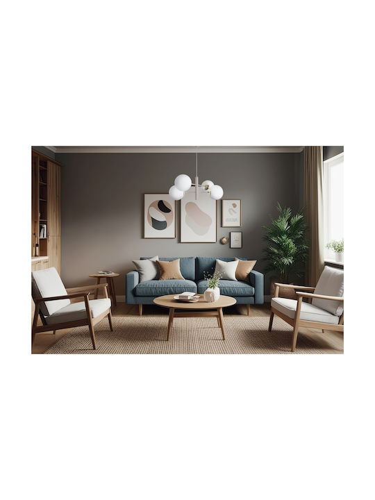 Light Home Κρεμαστό Φωτιστικό Χρυσό με Ντουί E14