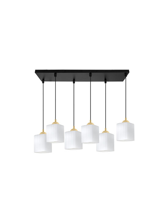 Light Home Deckenleuchte Schwarz mit Lampenbirnensockel E27