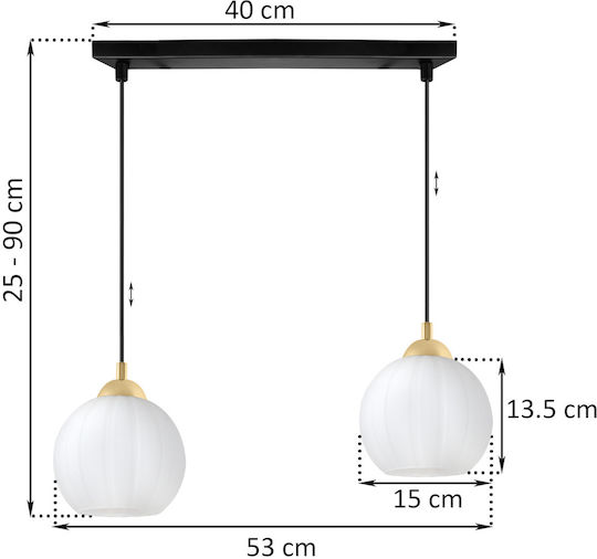 Light Home Deckenleuchte Schwarz mit Lampenbirnensockel E27