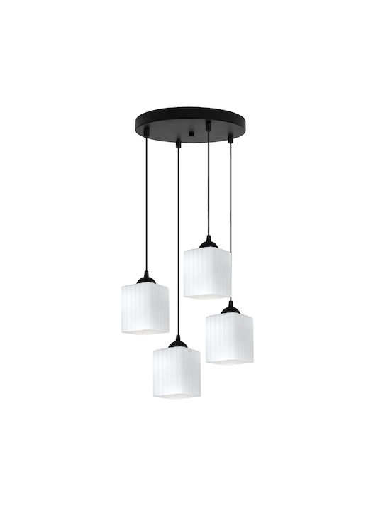 Light Home Pendant Ceiling Light Black with E27 Socket