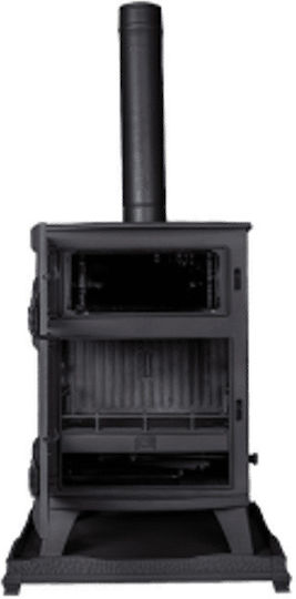 Marla-Rekor Cast Iron Wood Stove Gray
