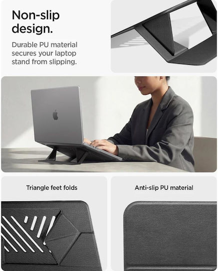 Spigen LD201-S6 Stand for Laptop up to 14" Gray