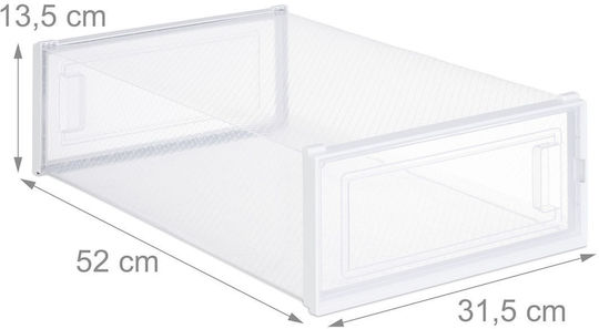 Relaxdays Husă De Depozitare Pantofi 13.5x31.5x52cm 6 Bucăți