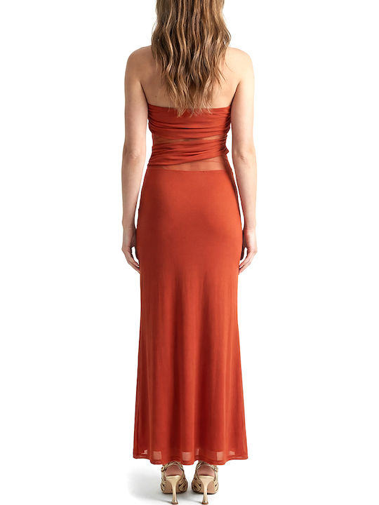 MY T Rochie Cu Tul Rochie All Day Portocalie