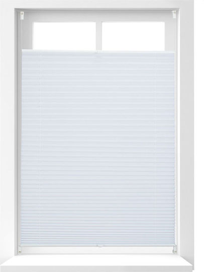 Relaxdays Rolete Geam Semi-Blackout Alb Lățime 80xÎnălțime 130 cm 10021308_742