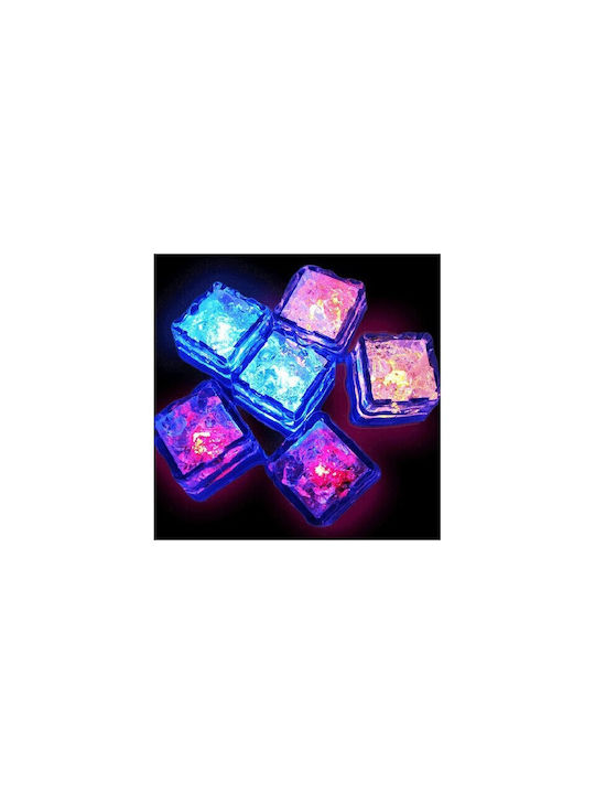 Διακοσμητικό Φωτιστικό LED RGB 12τμχ 2.7x2.7εκ.