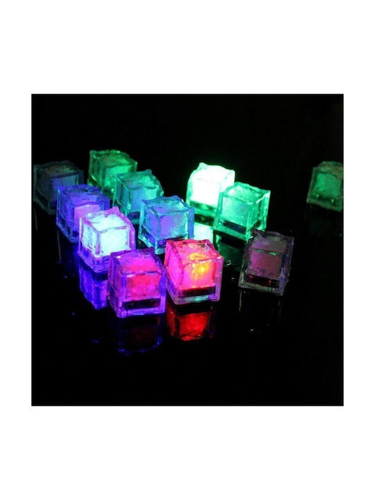 Διακοσμητικό Φωτιστικό LED RGB 12τμχ 2.7x2.7εκ.