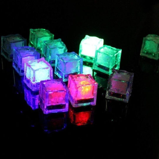 Διακοσμητικό Φωτιστικό LED RGB 12τμχ 2.7x2.7εκ.