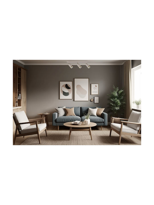 Light Home Decken- und Wandleuchte mit GU10 Lampenbirnensockel in Goldfarbe