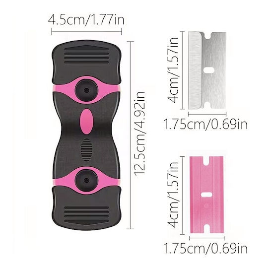 Alista Home Cuțit De Glet Cuțite De Tencuit Cu Mâner Din Plastic Potrivit Pentru Windows 45mm