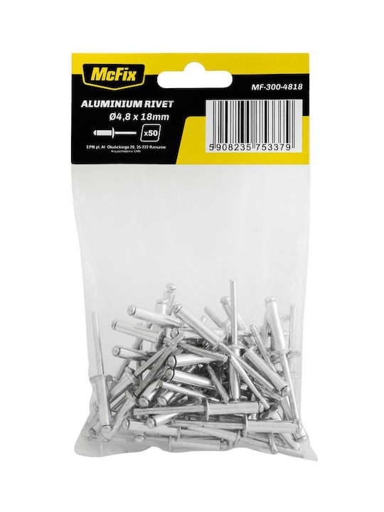 McFix McFix Aluminium Nieten M4.8x12mm 1000 Stück