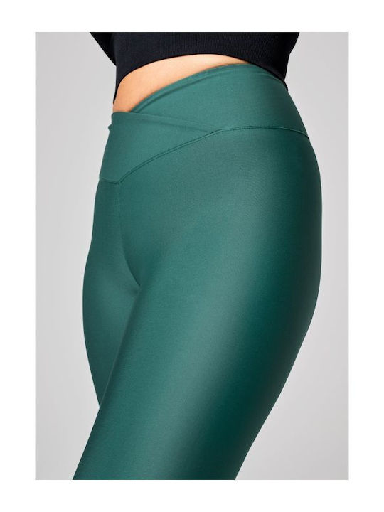 Damen Leggings Hohe Taille Grünes