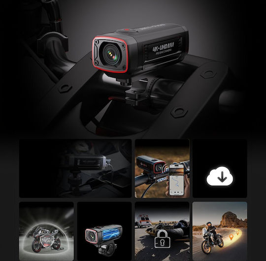 Akeeyo 512GB Action Camera 2K Underwater and Wi-Fi Black