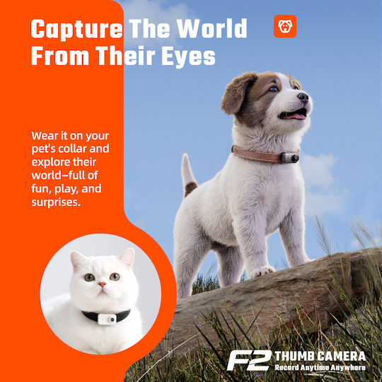 Mini FDF2 128GB Action Camera Full HD (1080p) με Οθόνη Μαύρη