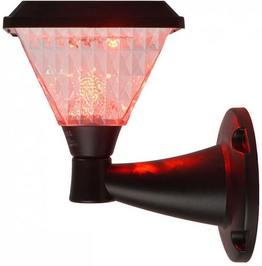 Lightex Επιτοίχιο Ηλιακό Φωτιστικό 1.5W 150lm Θερμό Λευκό 3000K με Τηλεχειριστήριο IP65 160x160x63εκ.