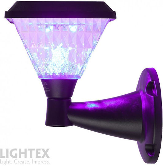 Lightex Επιτοίχιο Ηλιακό Φωτιστικό 1.5W 150lm Θερμό Λευκό 3000K με Τηλεχειριστήριο IP65 160x160x63εκ.