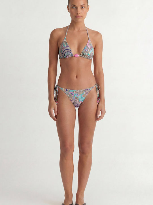 Bikini Τριγωνάκι με Ενίσχυση Ροζ