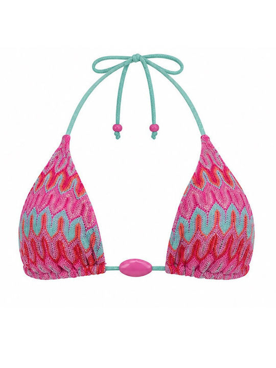 Bikini Τριγωνάκι με Ενίσχυση Πορτοκαλί