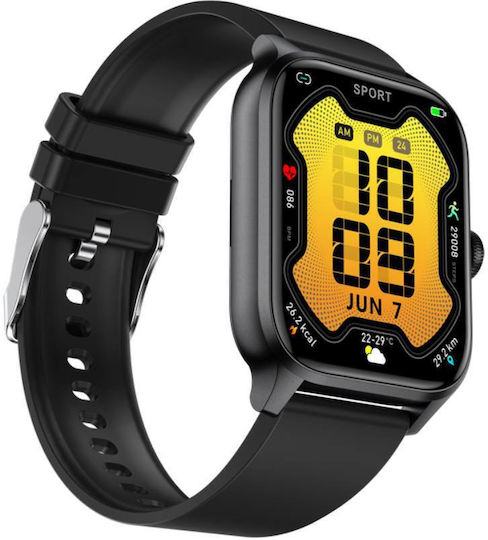 Eko Lumos Smartwatch με Παλμογράφο (Black)