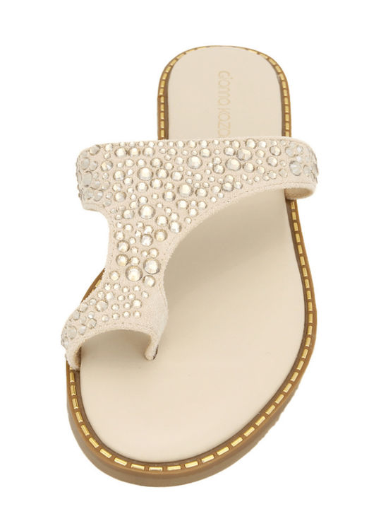 Nikie Women's Flat Sandals Beige