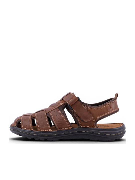 Women's Flat Sandals Tabac Brown