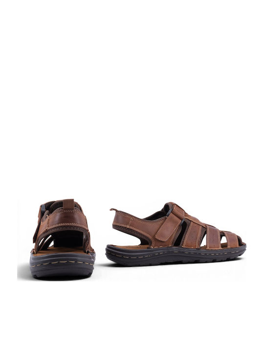 Women's Flat Sandals Tabac Brown