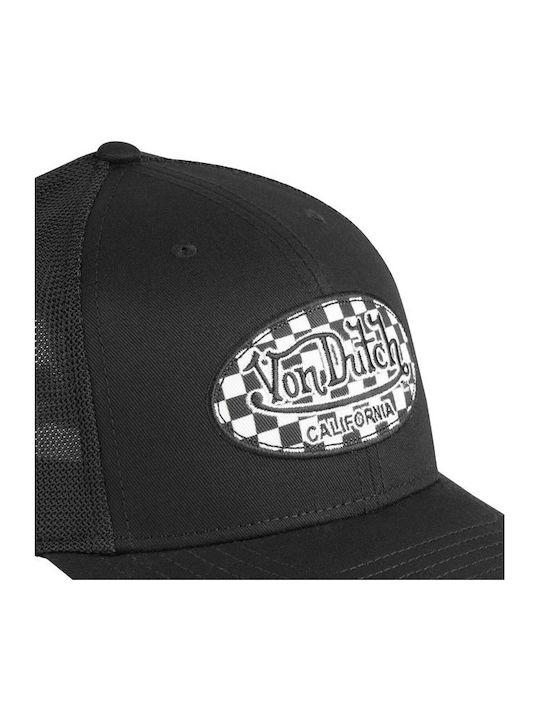 Von Dutch Kinderhut Stoff Schwarz