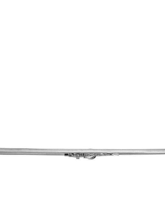 Celestino Damen Gürtel Mit Metall Elastisch Silber