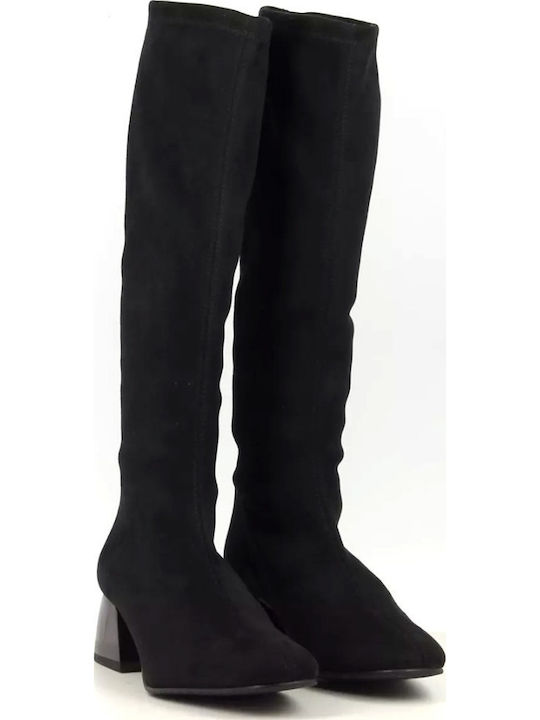 Cizme Dama Suede Negre