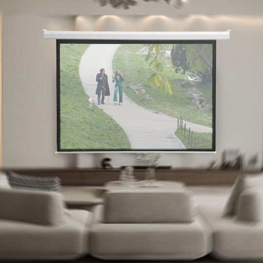 Sbox Ηλεκτρική Οθόνη Προβολής Projector Οροφής με Λόγο Εικόνας 4:3 200x150cm / 100"