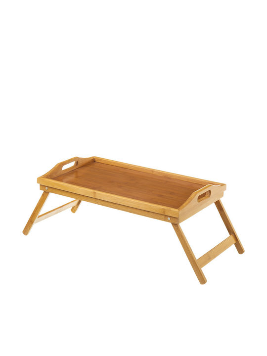 Bakaji Bambus Bett-Tablett 50x30x22cm