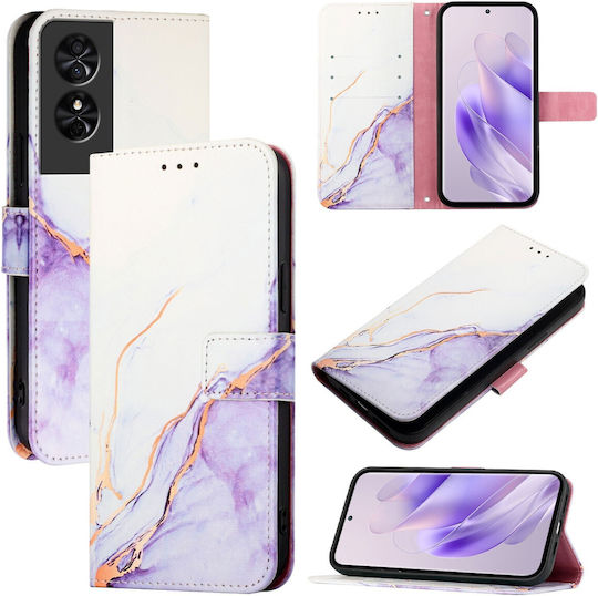 Book Tempered Glass Purple (TCL 50 SE)