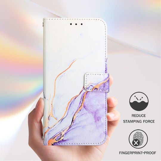 Book Tempered Glass Μωβ (TCL 505)