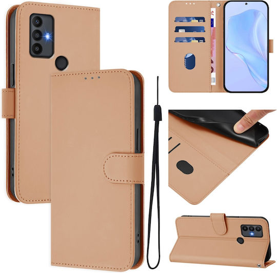 Book Tempered Glass Ροζ (TCL 306 / 305 / 30 SE / 30E)